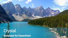  Presentation with canada - Amazing presentation having moraine lake canada backdrop and a teal colored foreground