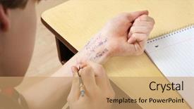  Presentation with cheating - Theme enhanced with wine bottle silhouettes on black background 3d rendering background and a black colored foreground