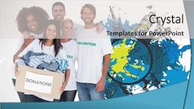  Presentation with moral - Slide deck featuring moral paints - digital composite of vgroup background and a light gray colored foreground