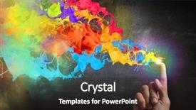  Presentation with life - PPT theme with more colors to your life background and a dark gray colored foreground