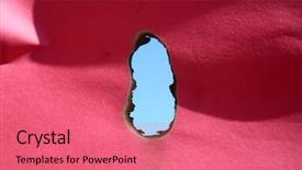  Presentation with flaws - Presentation theme enhanced with more fire burned holes background and a  colored foreground