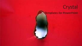  Presentation with flaws - Amazing presentation having more fire burned holes backdrop and a  colored foreground