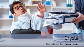  Presentation with more stone cross all things work together - Cool new PPT theme with more work from his boss backdrop and a teal colored foreground