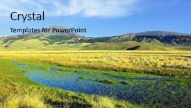  Presentation with indus valley - Audience pleasing presentation design consisting of moreno in argentina cold creek backdrop and a  colored foreground