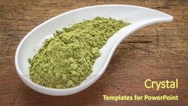  Presentation with moringa - Colorful theme enhanced with moringa leaf powder backdrop and a tawny brown colored foreground