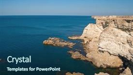  Presentation with country - Cool new theme with mornimg in bay in crimea backdrop and a  colored foreground