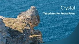  Presentation with country birthday - Colorful PPT theme enhanced with mornimg in bay in crimea backdrop and a  colored foreground