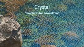  Presentation with country - Amazing PPT theme having mornimg in bay in crimea backdrop and a  colored foreground