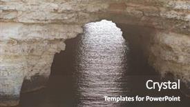  Presentation with country roses - Cool new slide deck with mornimg in bay in crimea backdrop and a  colored foreground