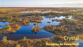  Presentation with purple morning fall - Slides having morning-at-the-uniquie-yelnya background and a tawny brown colored foreground