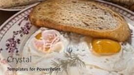  Presentation with bliss - Slide set having morning-bliss-indulge background and a coral colored foreground