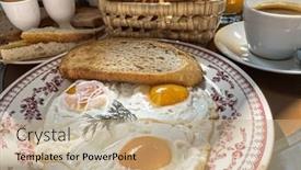  Presentation with bliss - Presentation theme featuring morning-bliss-indulge background and a coral colored foreground