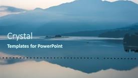  Presentation with asia - Audience pleasing PPT theme consisting of morning scenery of sun moon lake at nantou taiwan asia backdrop and a ocean colored foreground