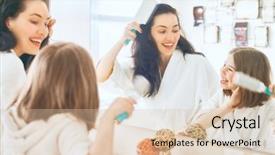  Presentation with holy family the child jesus - Beautiful slides featuring family mother and daughter child backdrop and a lemonade colored foreground