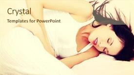  Presentation with gulf war illness - Presentation design consisting of morning sickness - photo of woman with stomach background and a cream colored foreground