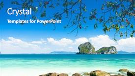  Presentation with heaven - Presentation with morning star - heaven on earth quiet getaway background and a teal colored foreground