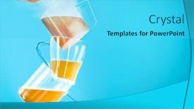  Presentation with high tea - PPT layouts featuring morning-tea-pouring-into-cups background and a cyan colored foreground
