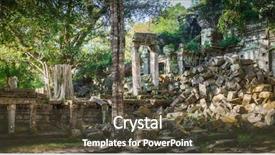  Presentation with cambodia - Cool new theme with morning time siem reap backdrop and a tawny brown colored foreground