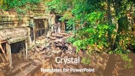  Presentation with cambodia - Colorful slide set enhanced with morning time siem reap backdrop and a coral colored foreground