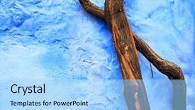  Presentation with architectural - Audience pleasing presentation theme consisting of moroccam architectural detail in chefchaouen backdrop and a light blue colored foreground