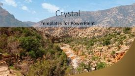  Presentation with adventure - Presentation theme having moroccan-canyon-travel-adventure-tourism background and a light blue colored foreground
