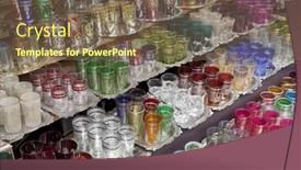  Presentation with glassware - Colorful theme enhanced with moroccan glassware for sale in the souk of marrakesh morocco april 1 2012 backdrop and a violet colored foreground