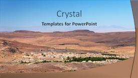  Presentation with moroccan - Presentation enhanced with moroccan-kasbah-in-draa-valley background and a light blue colored foreground