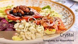  Presentation with food saffron - Cool new presentation theme with moroccan traditional food- caramelized onions backdrop and a yellow colored foreground