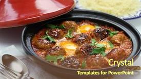  Presentation with morocco - Audience pleasing presentation consisting of morocco - kofta tajine kefta tagine moroccan backdrop and a tawny brown colored foreground