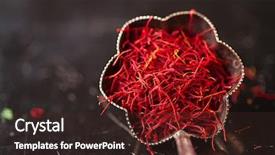  Presentation with dark space - Slide deck consisting of morocco - saffron space threads in vintage background and a wine colored foreground