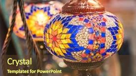  Presentation with lamps - Audience pleasing presentation theme consisting of morocco nights - colorful turkey glass lamps backdrop and a tawny brown colored foreground
