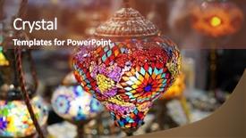  Presentation with lamps - Cool new presentation design with morocco nights - colorful turkey glass lamps backdrop and a  colored foreground