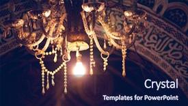  Presentation with lamps - Colorful PPT theme enhanced with morocco nights - lamps at night backdrop and a  colored foreground