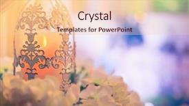  Presentation with events and decoration presentation - Presentation featuring morocco nights - lanterns with candle in wedding background and a  colored foreground