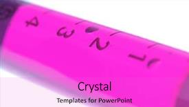  Presentation with syringe - PPT layouts enhanced with morphyne - medical syringe isolated background and a lilac colored foreground