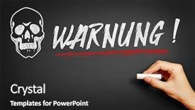  Presentation with chalk - Audience pleasing PPT layouts consisting of mortality - hand with chalk writing backdrop and a dark gray colored foreground