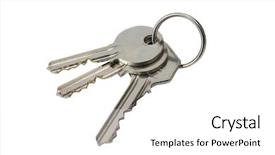  Presentation with mortgage - PPT theme consisting of mortgage backed security - keys on white back-ground background and a white colored foreground