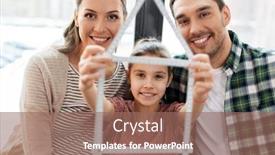  Presentation with mortgage - Cool new theme with mortgage-family-and-real-estate backdrop and a coral colored foreground