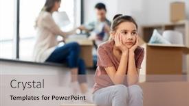  Presentation with real estate - Slide set enhanced with mortgage-family-and-real-estate background and a coral colored foreground