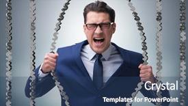  Presentation with fraud - Cool new theme with mortgage fraud - man trapped in prison backdrop and a ocean colored foreground