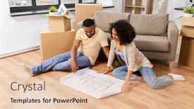  Presentation with mortgage - Cool new slides with mortgage-people-and-real-estate backdrop and a lemonade colored foreground