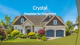  Presentation with mortgage - Cool new theme with mortgage rates - luxury house in vancouver canada backdrop and a teal colored foreground