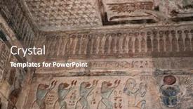  Presentation with mortuary - Amazing PPT layouts having mortuary-temple-of-seti backdrop and a violet colored foreground