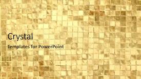  Presentation with mosaic - Cool new presentation with mosaic background backdrop and a yellow colored foreground