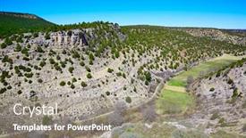  Presentation with canada - Slides featuring moscardon-la-canada-point-sierra background and a gray colored foreground