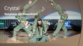  Presentation with bauman - PPT theme consisting of moscow-apr-1-on-stage background and a gray colored foreground