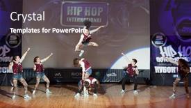  Presentation with bauman - Slide deck having moscow-apr-1-on-stage background and a dark gray colored foreground