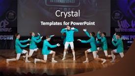  Presentation with bauman - Cool new theme with moscow-apr-1-on-stage backdrop and a dark gray colored foreground