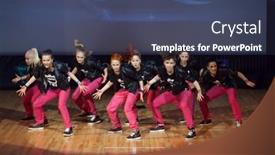  Presentation with bauman - Presentation theme featuring moscow-apr-1-on-stage background and a ocean colored foreground