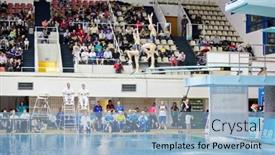  Presentation with third world - Presentation design consisting of moscow-apr-13-competitions background and a light blue colored foreground